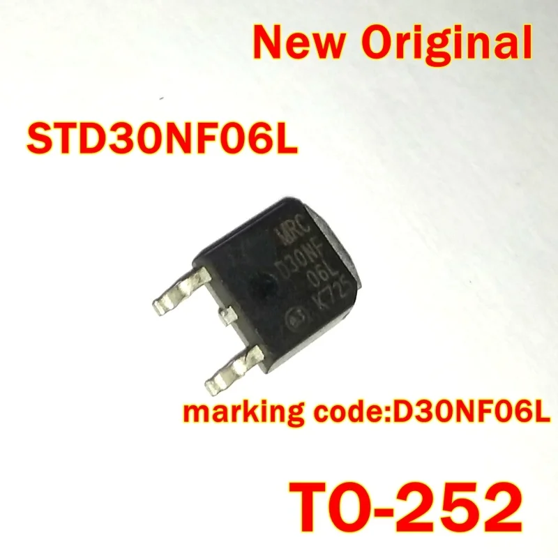 

1Pcs to 100Pcs Std30Nf06L Std30Nf06 To-252 New Original Marking Code: D30Nf06L N-Channel 60V Power Mosfet