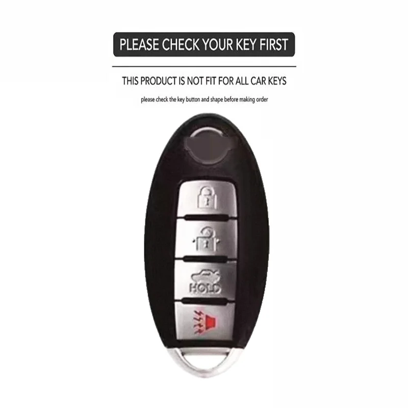New Car Key Case Fob Protect Cover Keychain Shell for NISSAN Maxima Altima Versa Sentra Sunny Sylphy Teana Qashqai X-Trail Juke