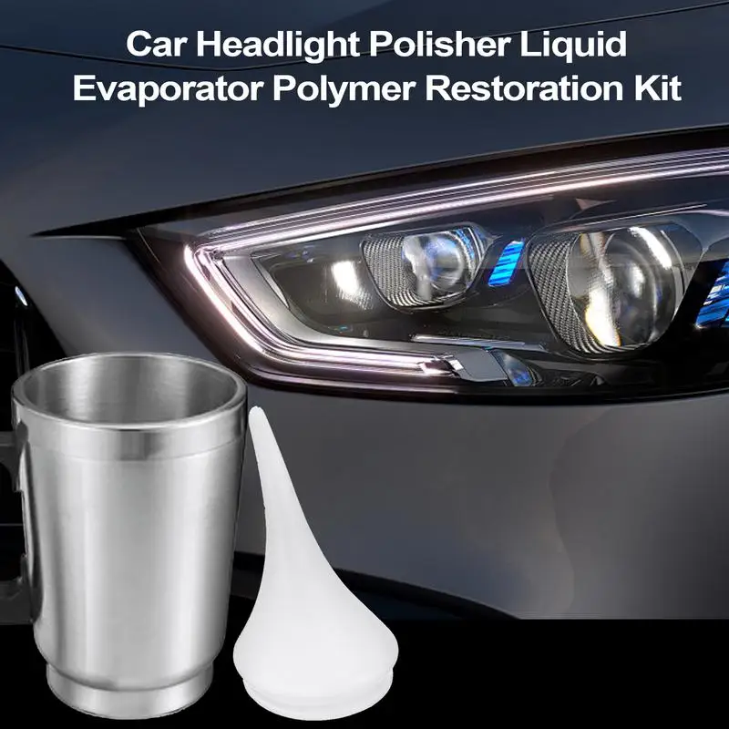 Car Atomizing Cup Headlights Renovation Polishing Kit Automotive Headlamp Repair Supplies Glass Headlight Scratch Repair Kit - Image 5