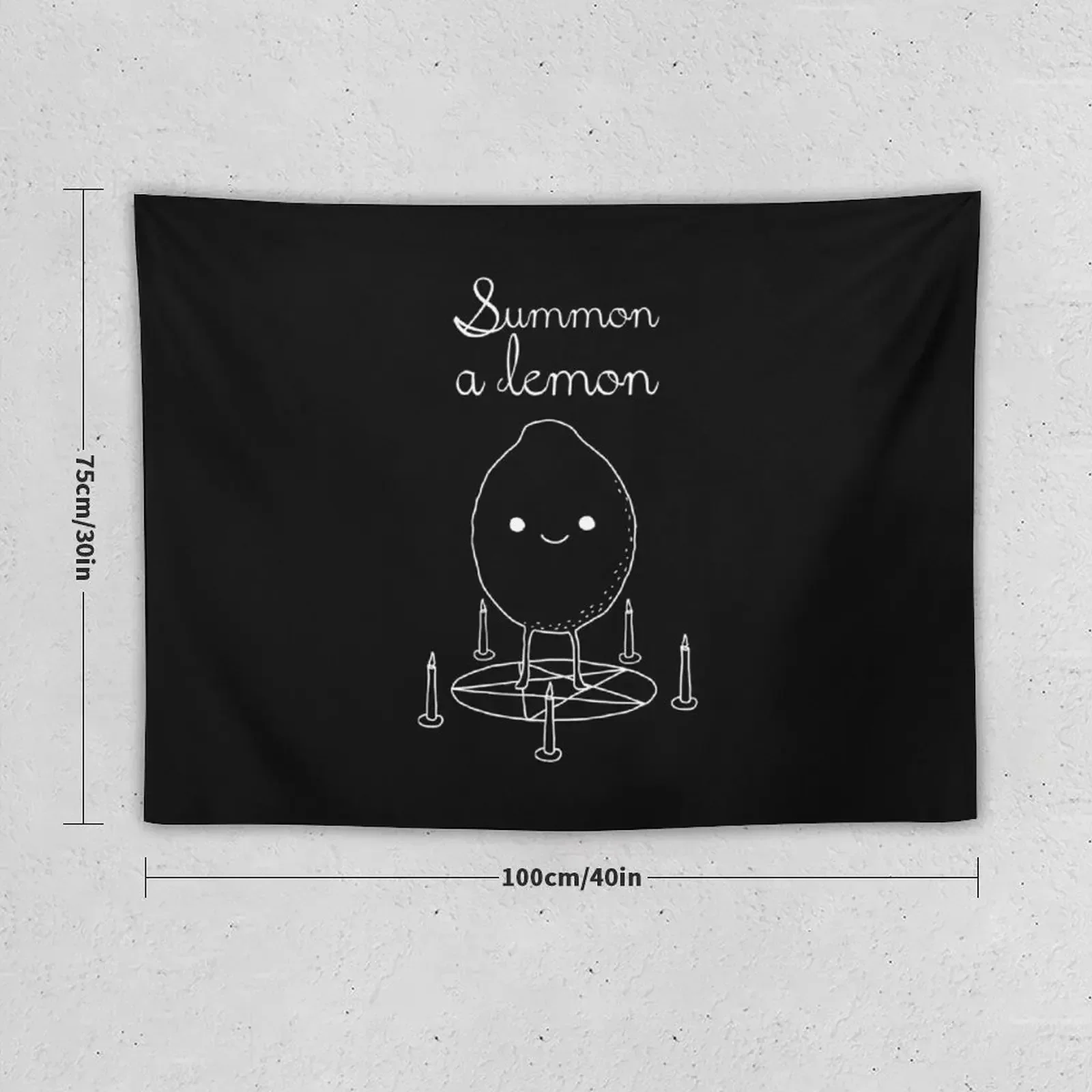 Summon a Lemon Tapestry Outdoor Decoration Things To The Room Tapestry