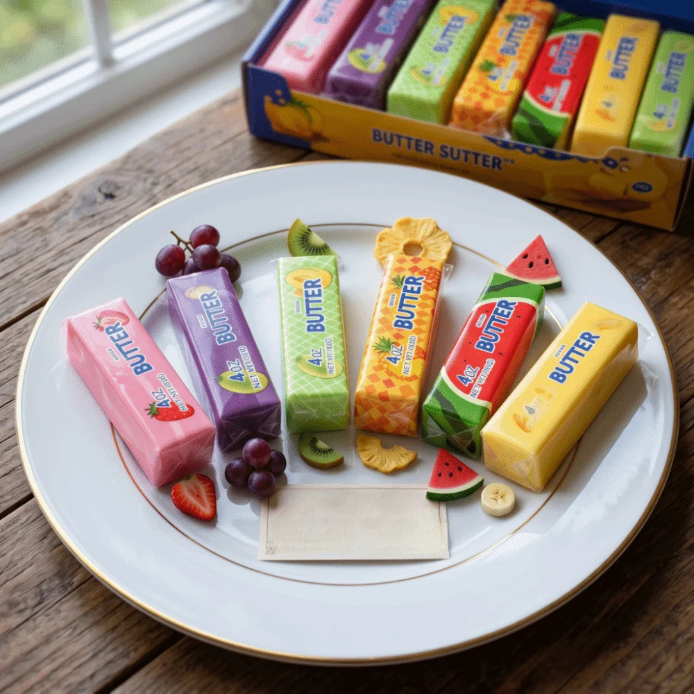 Yellow Cheese Butter Stick Squishy Slow Rising Slow Rebound Butter Stick Fidget Soft Realistic Butter Stick Squeeze