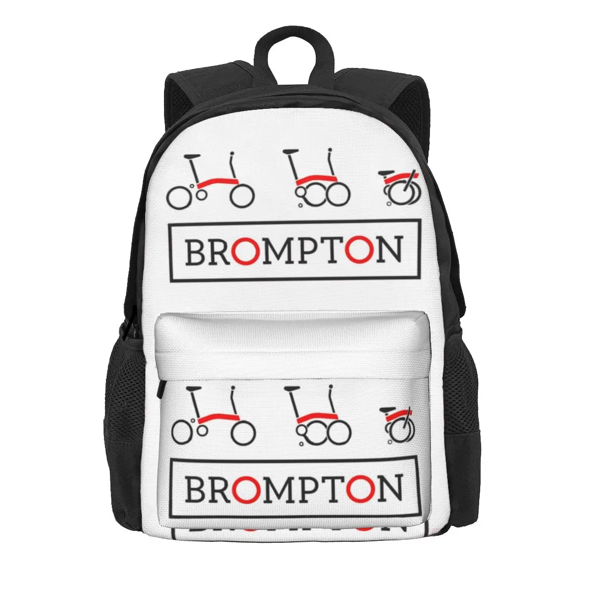 Brompton-mochilas escolares para niños y niñas, morral de viaje de dibujos animados, bolso de hombro de gran capacidad