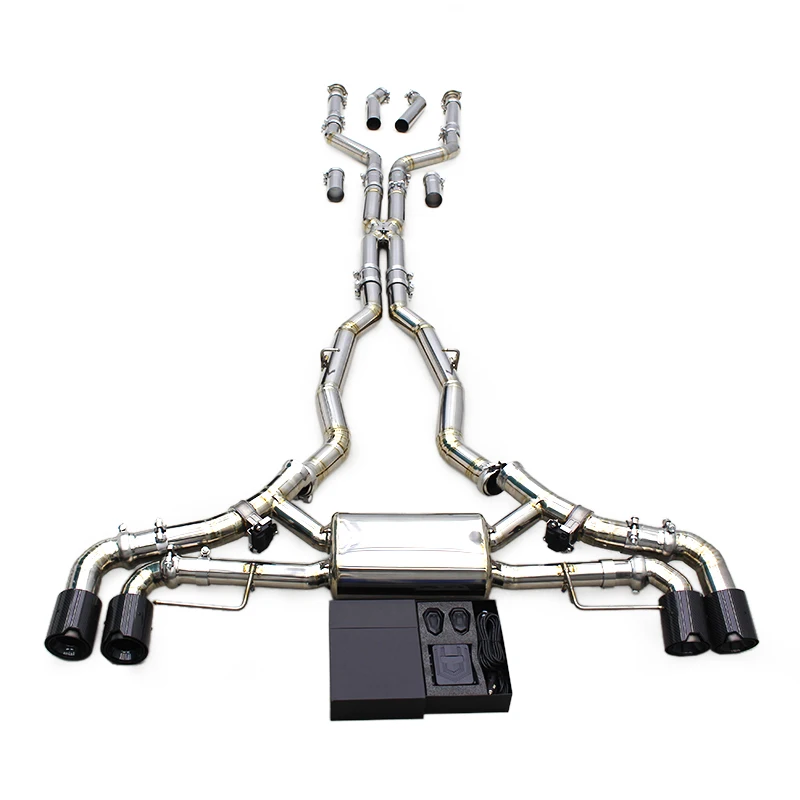 Custom Titanium Pipes Catback For BMW X5 G05 X6 G05 M50i M60i 4.4TT 2019-2024 Valvetronic Exhaust System Enhanced Sound