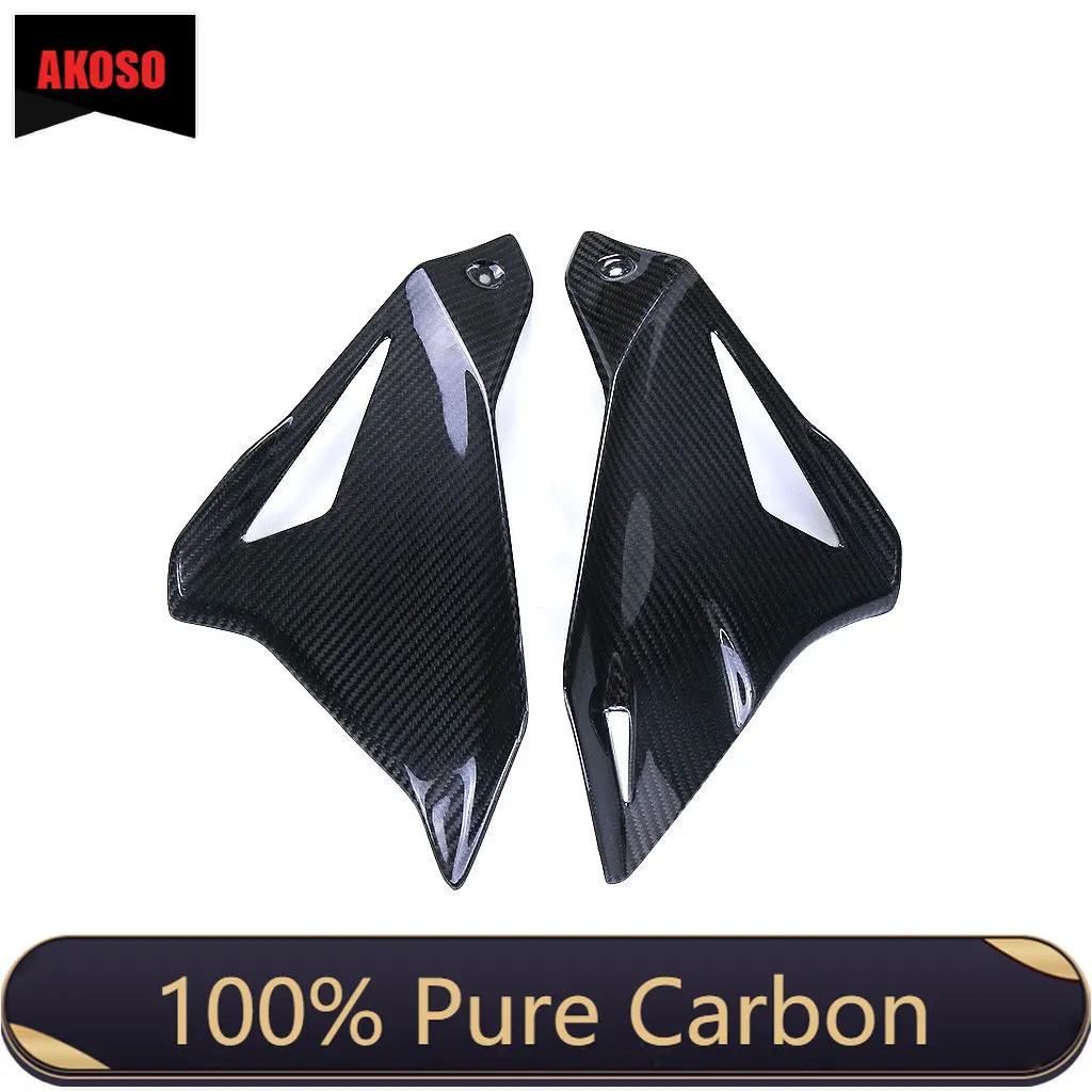 

100% 3K Carbon Fiber Motorcycle Frame Side Covers Protectors Panels Fairings 2016 2017 2018 For Yamaha FZ-10 MT10