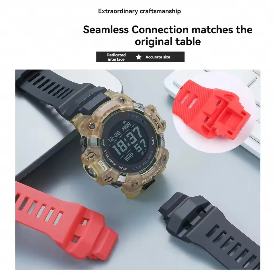 For Casio GBD-H1000 Waterproof Silicone Strap 3475 Cat Man Series G-SHOCK Resin Replacement Bracelet Men Watch  Accessories Band view 6