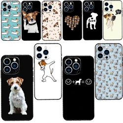 Jack Russell Terrier Dog Funny Phone Case For iPhone 14 13 12 Mini 11 Pro Max SE 2020 6 7 8 Plus X XS Max XR Cover Shell
