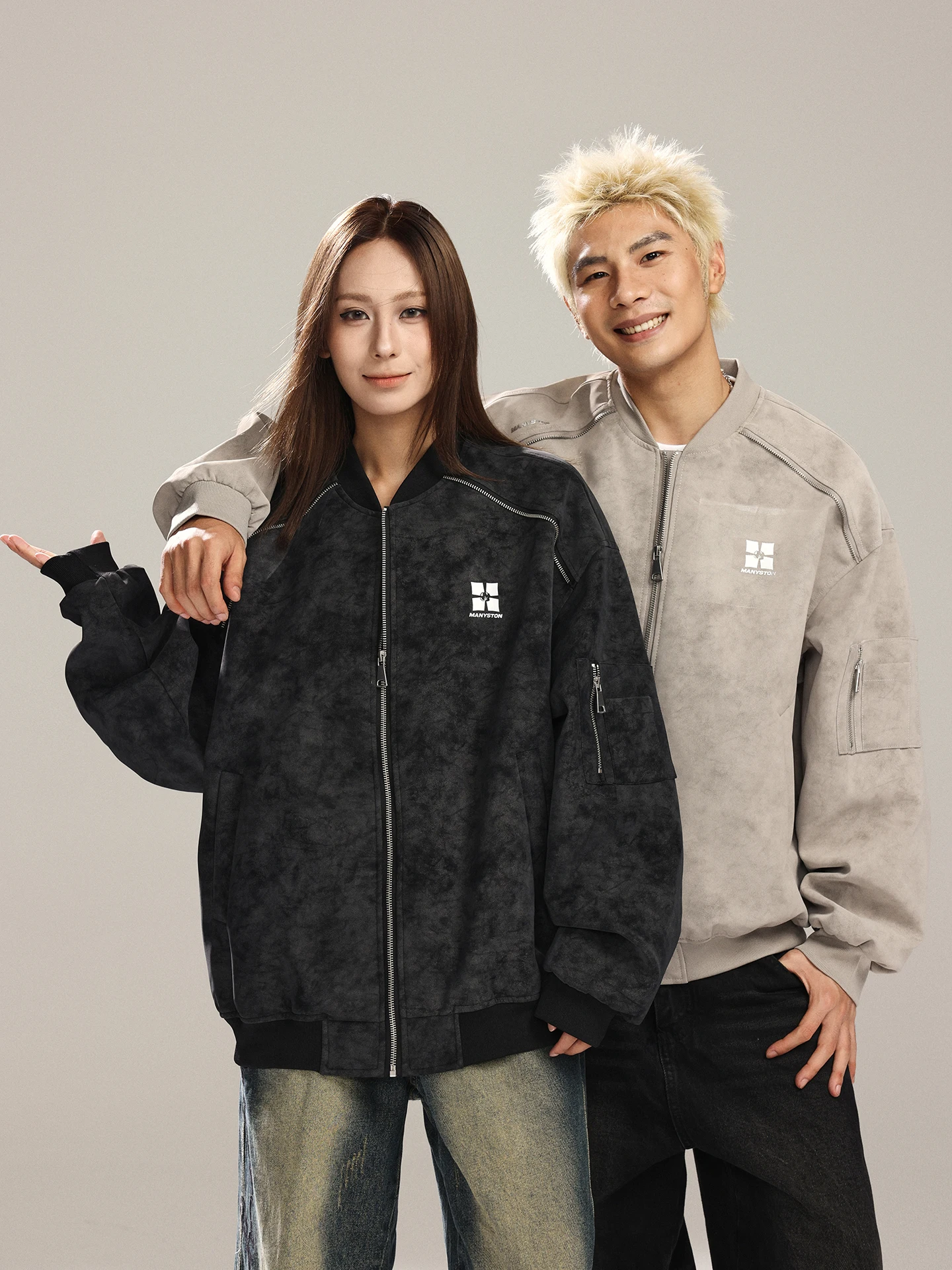 

Куртка-бомбер MANYSTON American Sle из искусственной кожи для мужчин, весна-осень, модный бренд