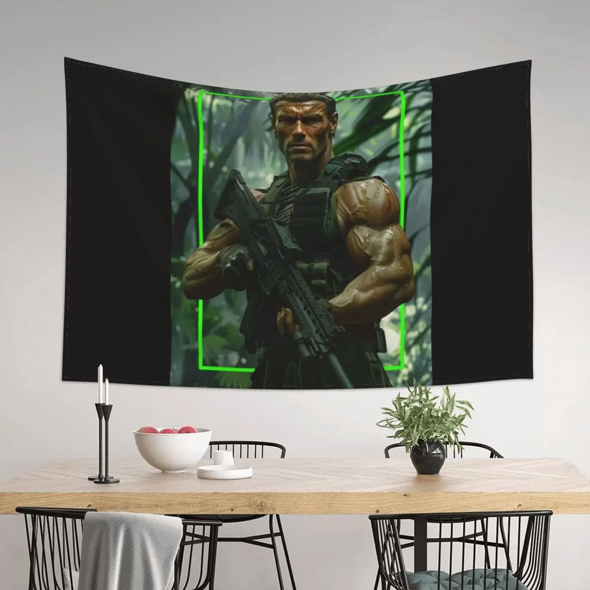 

Alien Hunter Tapestry Decoration Aesthetic Home Decorators Wall Decoration Items Tapestry