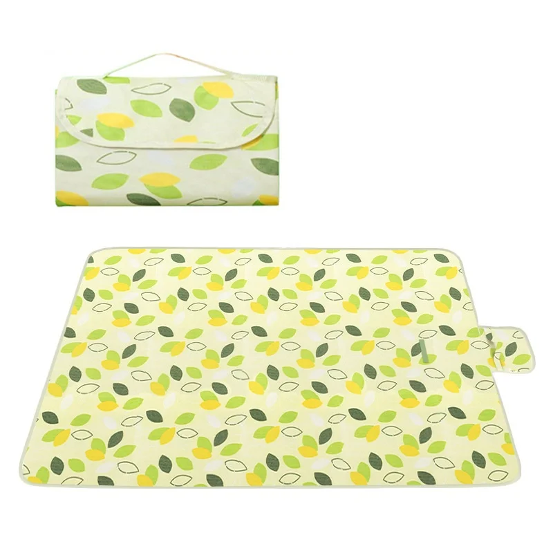 200x200cm Extra Large Picnic Mat Waterproof Sandproof Beach Blanket 3-Layer Thickened Camping Rug Foldable Portable Outdoor Lawn
