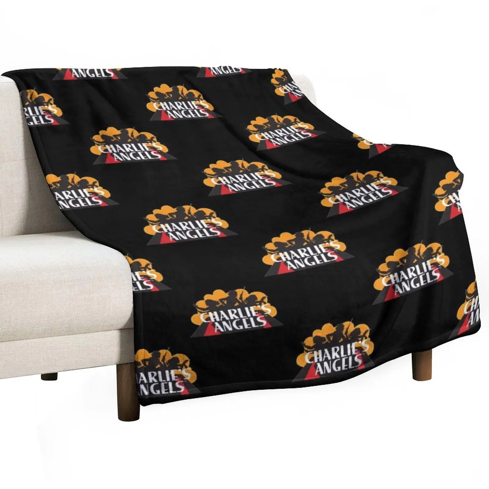 

Charlies Angels T-Shirt Throw Blanket Plaid on the sofa Cute Blankets