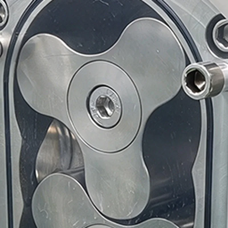 TLB05 Stainless Steel Cam Rotor Pump Head, High-Viscosity Stainless Steel Pump Head, 304 Electric Cam Rotor Feed Pump