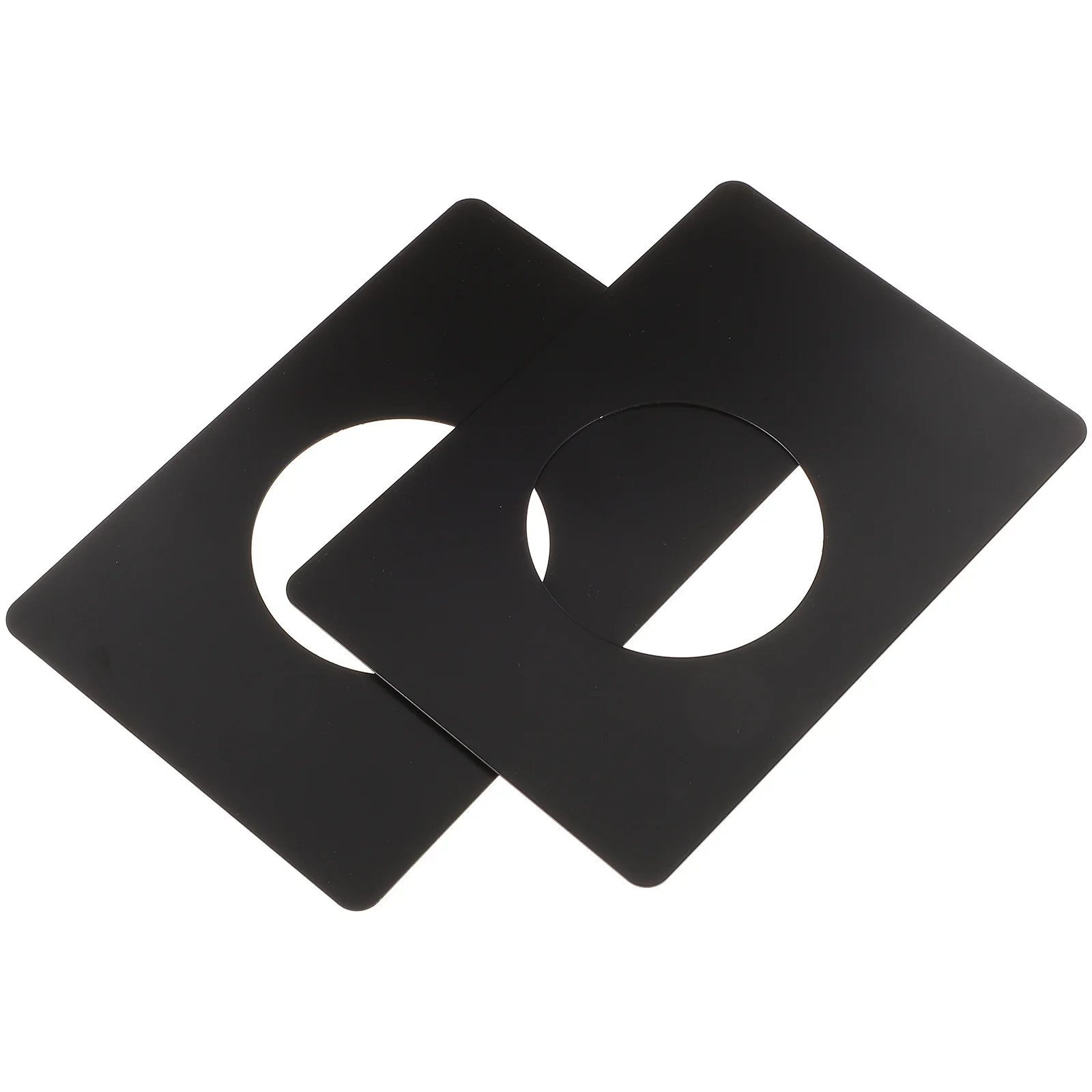 2 قطعة لوحة إصلاح قفل الباب من الفولاذ المقاوم للصدأ طقم تعزيز الباب المتين للمنزل والمكتب والفندق غطاء ديدبولت #5