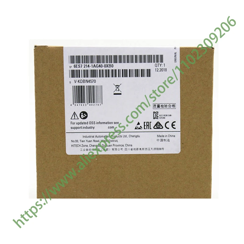 

New Original Plc Controller S7-1200 6ES7214-1AG40-0XB0 6ES7 214-1AG40-0XB0 Moudle Immediate delivery