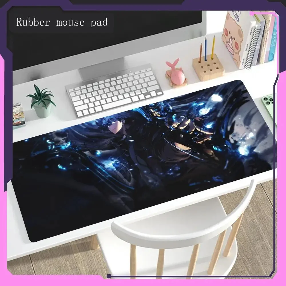 Hot selling S-solo Leve-ling Large size office desk protectivePad waterproof rubber mousePad desktop keyboard desk game mousePad