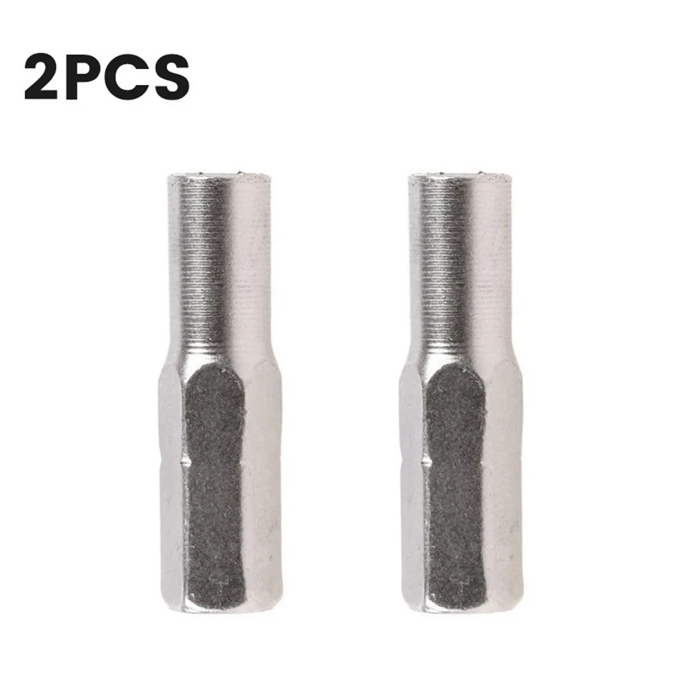 2pcs Hex Shank 6.35mm To 4mm Insert Bit Adapter Electric Screwdriver Socket Holder Micro- Bit Adapter Magnetic Holder Tools