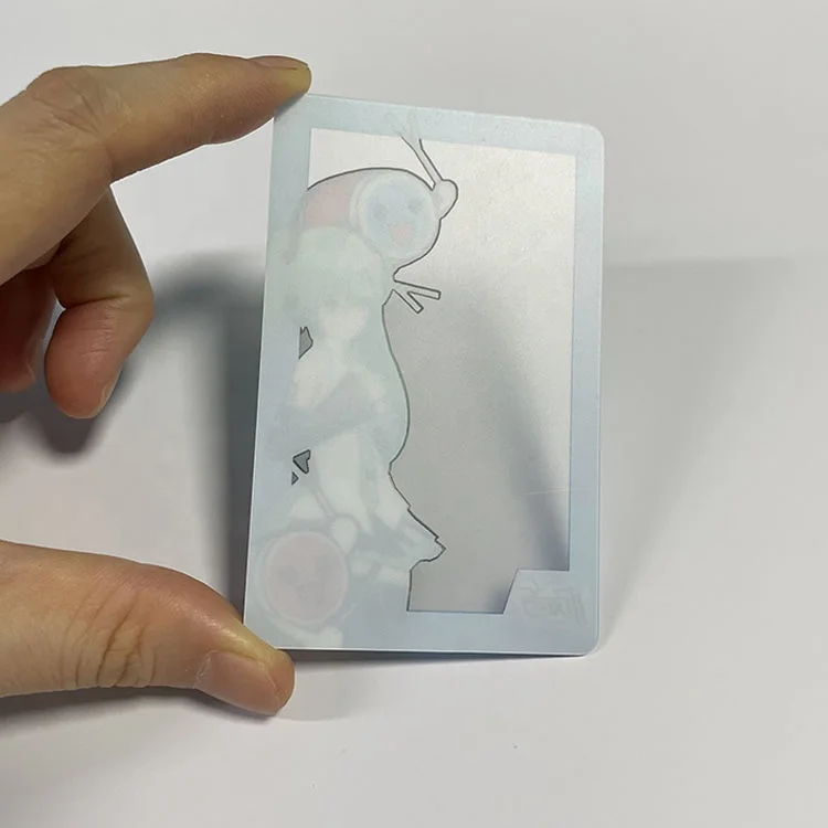 custom. High Quality Customized Printed Luxury Plastic Clear PVC Transparent Business Card