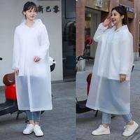 Adult Long Raincoat Non Disposable Thickened Outdoor Travel Windproof Rain Climbing Gear Raincoat Piece Waterproof Universa R2P1