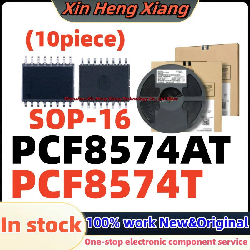 (10Pcs)PCF8574 PCF8574AT PCF8574T SOP-16
