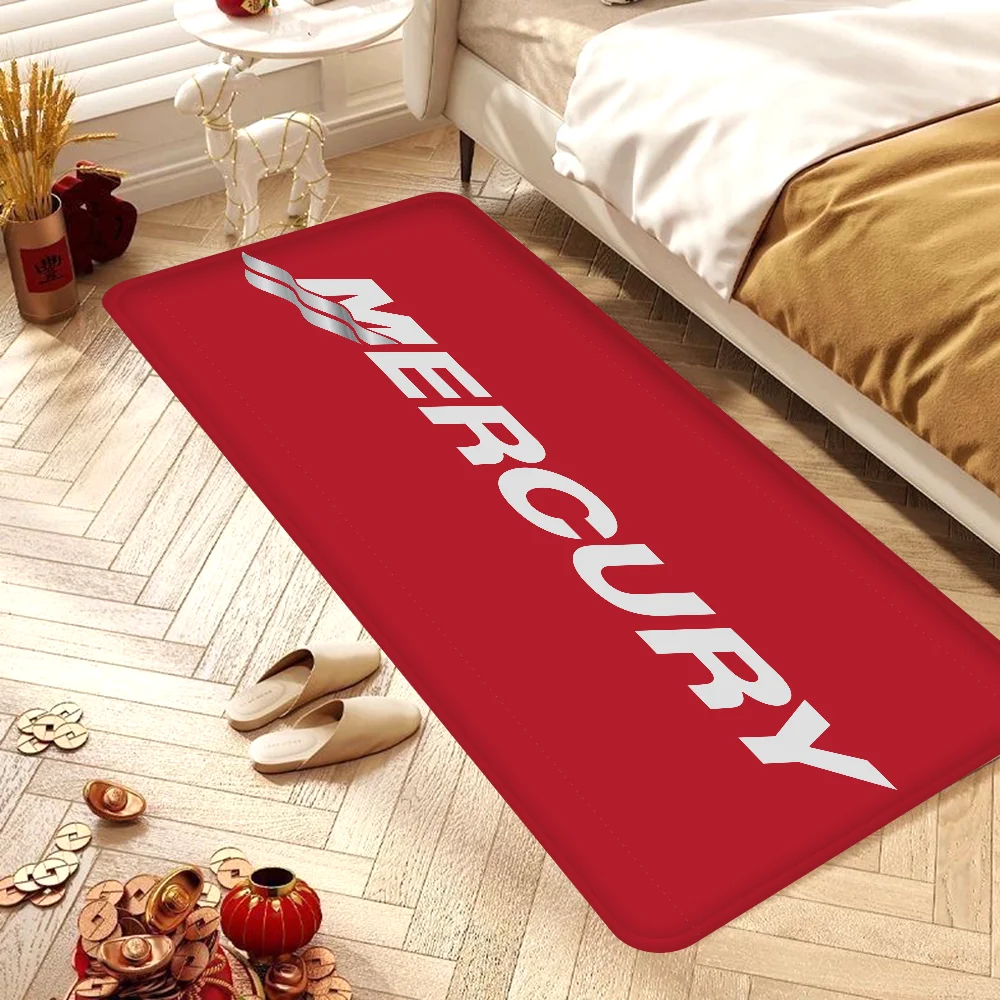 M-Mercury Racing Bathroom Mat Non-Slip Laundry Room Mat Laundry Decor Balcony Child Living Room Toilet Rug