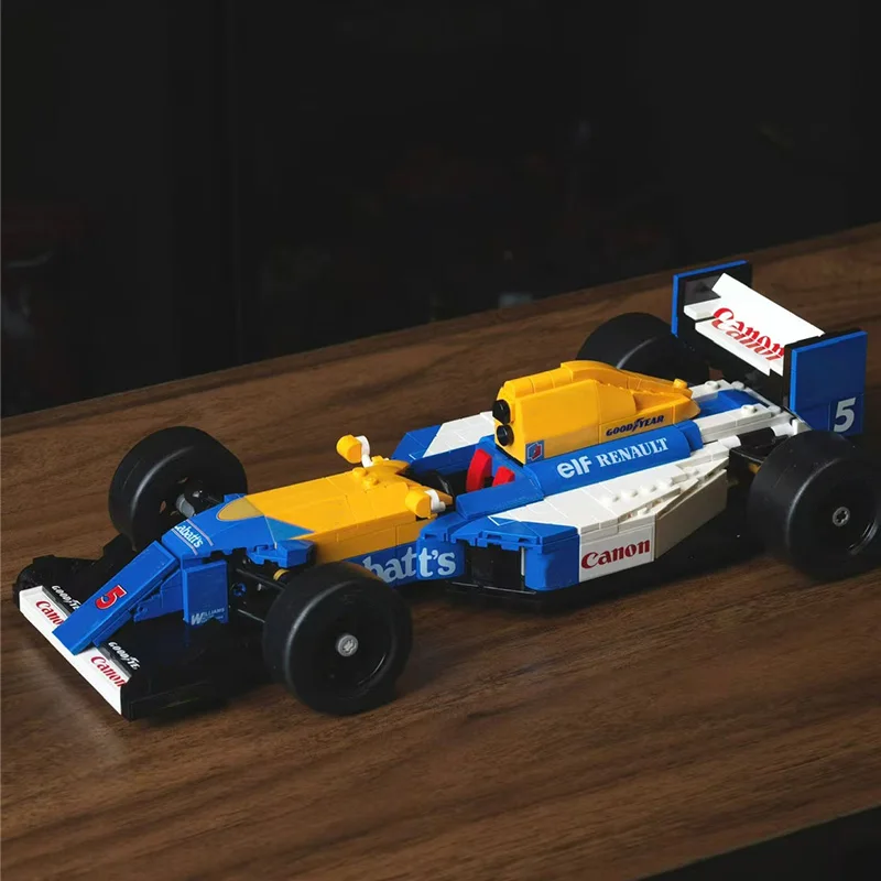 GSF 799 قطعة ويليامز سباق FW14B ونيجل مانسل 10353 مجموعة ميكانيكية الطوب التجمع لعبة مجسمة الكبار هدية جمع ديكور