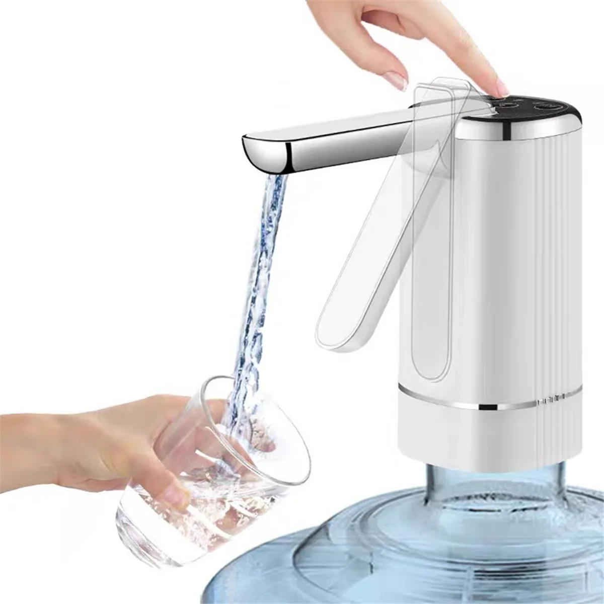 Water Bottle Pump for 8 Water Bottle Dispenser Pump Automatic Drinking Water Pump Portable Electric Water Dispenser