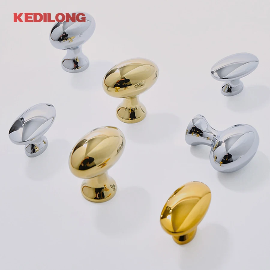 KEDLO Solid brass French luxury ball shaped personalized handle kitchen cabinet drawer gold knob