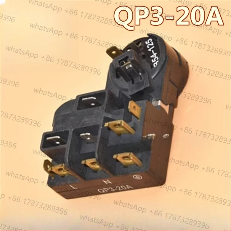 QP3-20A for refrigerator compressor PTC starter B54-125 overload protection relay assembly