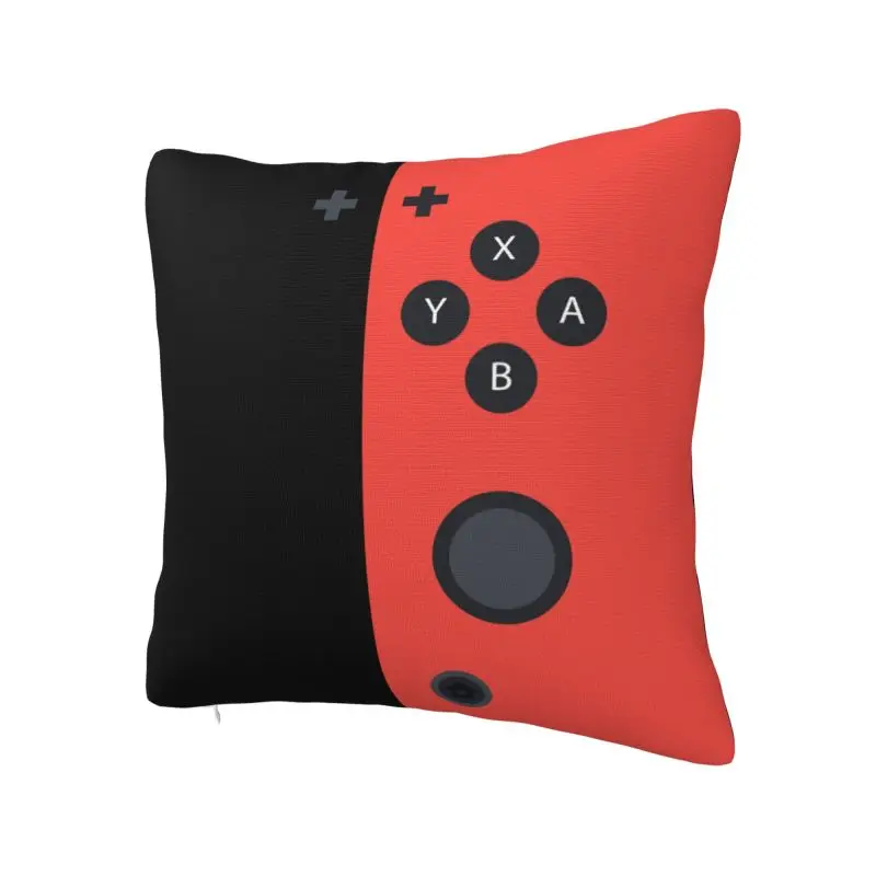 Retro Video Game Controller Cushion Cover Polyester Soft Gamer Gift Throw Pillow Case For Sofa Car Seat Home Decor Pillowslip