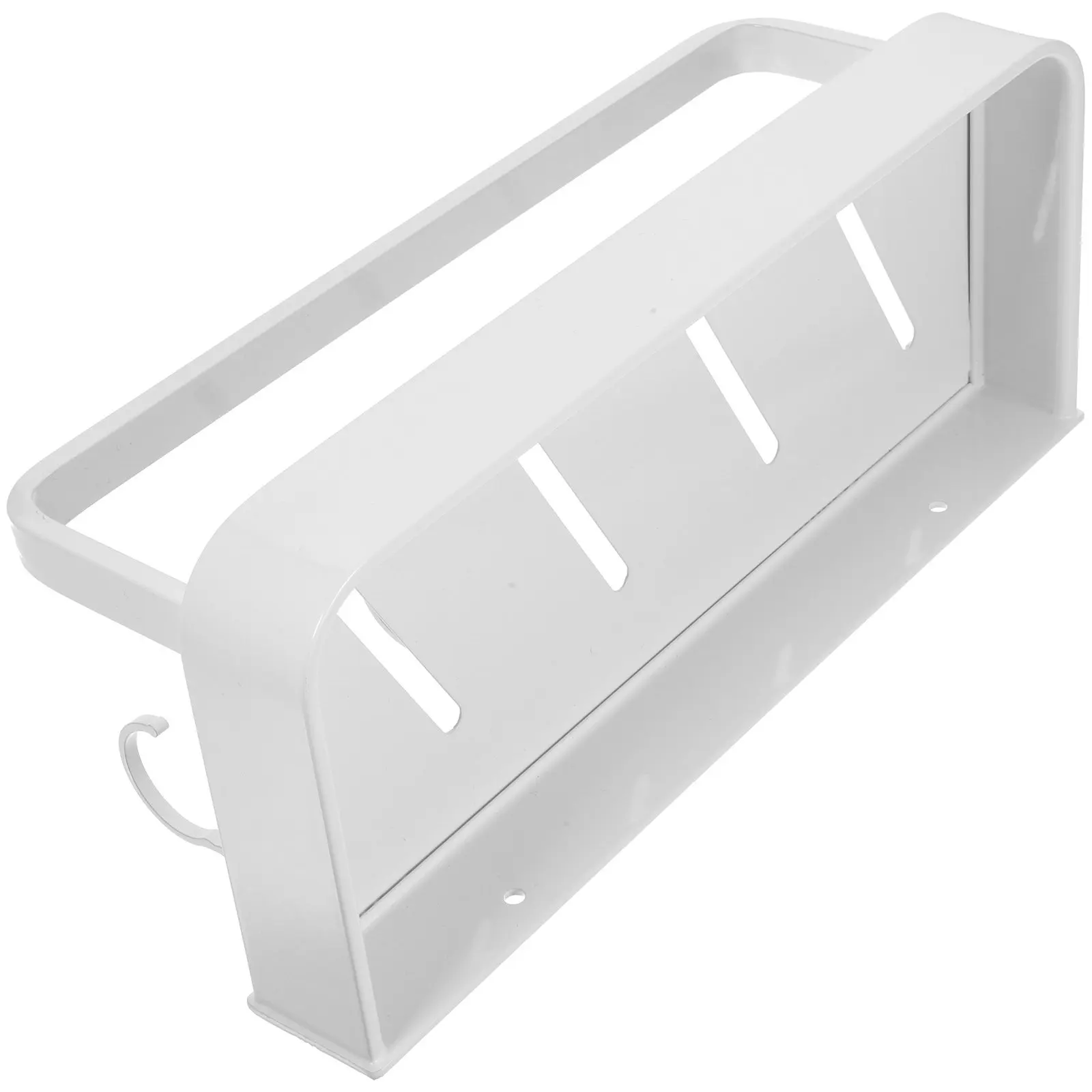 Non Punching Aluminum Floating Shelf Wall Mounted Towel Rack with Hooks Bathroom Shelf for Towels Drying Storage Home Decor