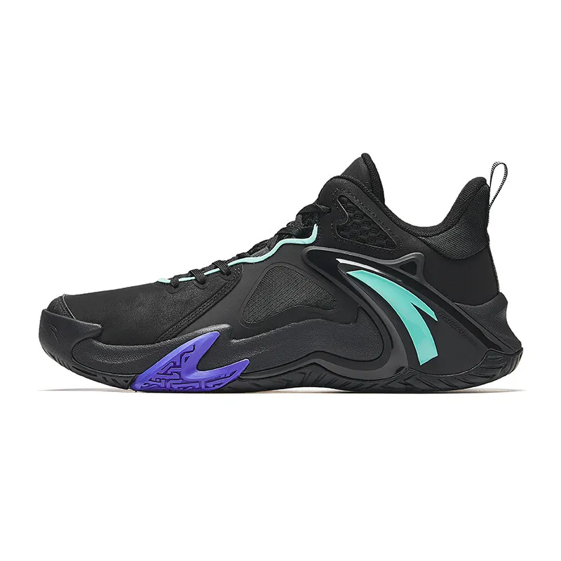 Anta Airspace 4 Cement Outfield Zapatos deportivos prácticos que absorben los golpes, resistentes al desgaste y a las vuelteras, para hombre, para baloncesto