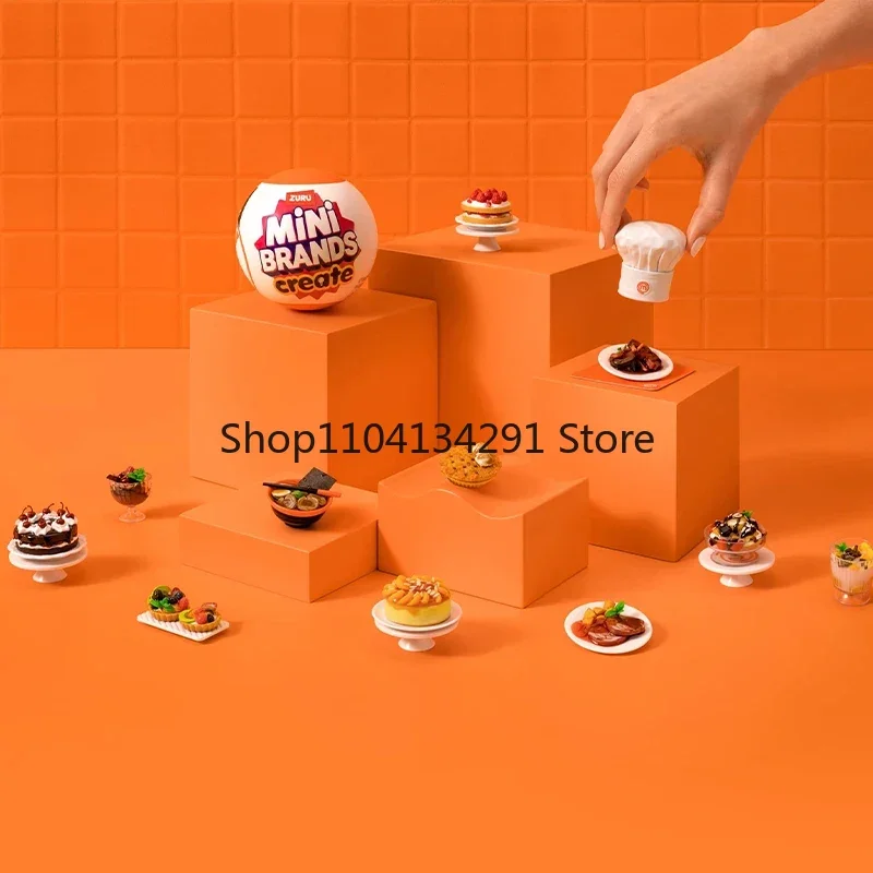 ماركات Zuru الصغيرة تخلق سلسلة MasterChef 1 كبسولة المطبخ محاكاة الذواقة الكرة العمياء إبداعات مصغرة ألعاب قابلة للجمع #4