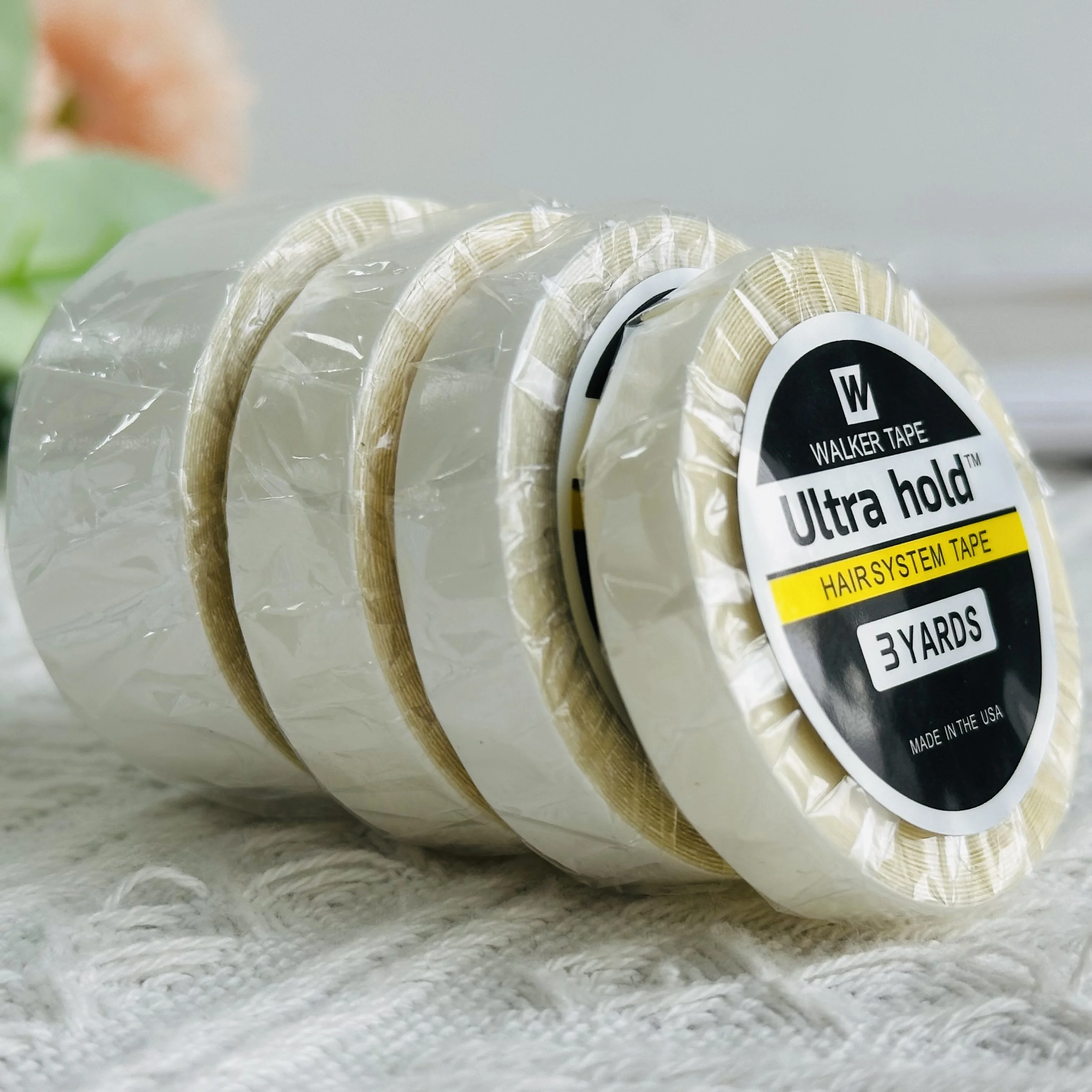 3-ярдовая клейкая лента для наращивания волос, клейкая лента Ultra Hold, клейкая лента для парика, клейкая лента для системы волос