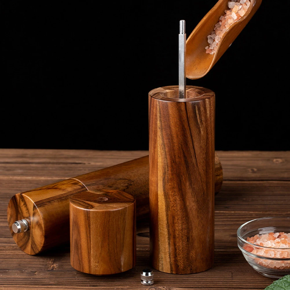 

1 Set Manual Pepper Grinder Salt Mill Coffee Bean Crusher Refillable Kitchen Gadget Seasoning Shaker Compact Grinding