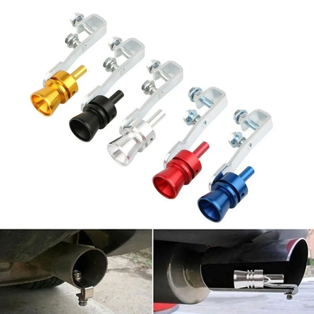 Universal Sound Simulator Car Turbo Sound Whistle S/M/L/XL Vehicle Tuning Device Exhaust Pipe Turbo Sound Whistle Car