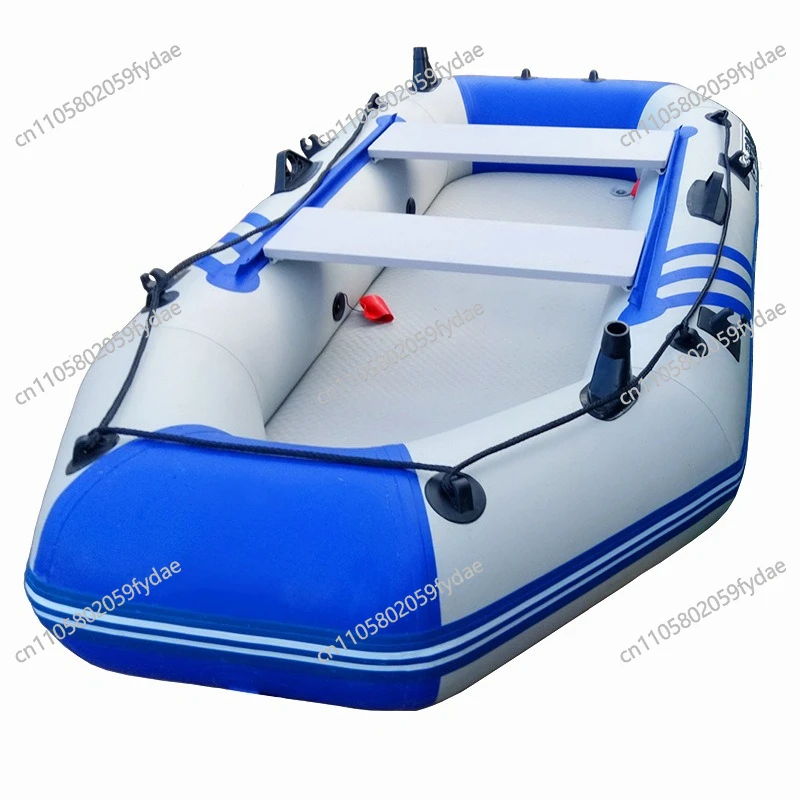 Wear-resistant thickened rubber boat inflatable boat kayak fishing boat hard bottom folding professional luya hovercraft
