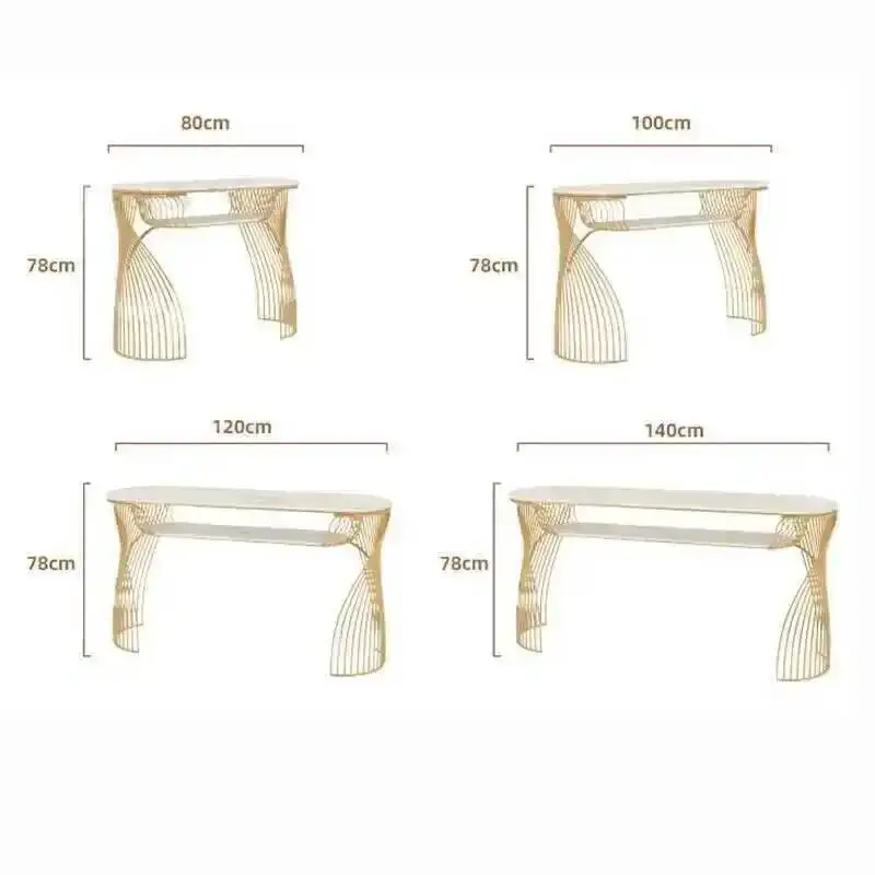 Салон Золотая простая мебель для ногтей Столы Современный салон красоты Профессиональный маникюрный стол Свет Роскошный маникюрный стол Набор стульев