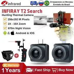 Inray Xinfrared T2-Search termocamera termocamera a infrarossi 25HZ visione notturna caccia all'aperto mirino termico puntatore Laser