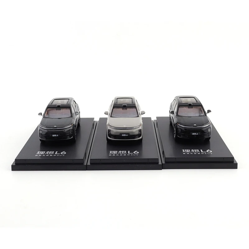Li Auto L6 Auto Model 1/64 Auto Legering Motorvoertuig Diecast Metalen Model Kinderen Speelgoed voor Jongens Vrienden Geschenken Verzamelen Ornamenten