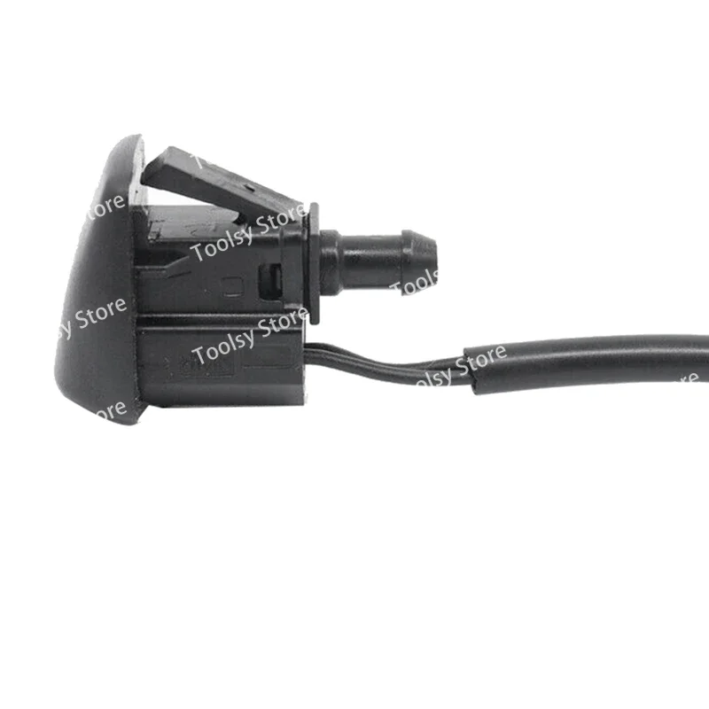 2X Windshield Heated Washer Sprayer Nozzle Jet 61667046060 For  5 Series E60 E61 2004-2010 525I 528I 530I 535I 550I