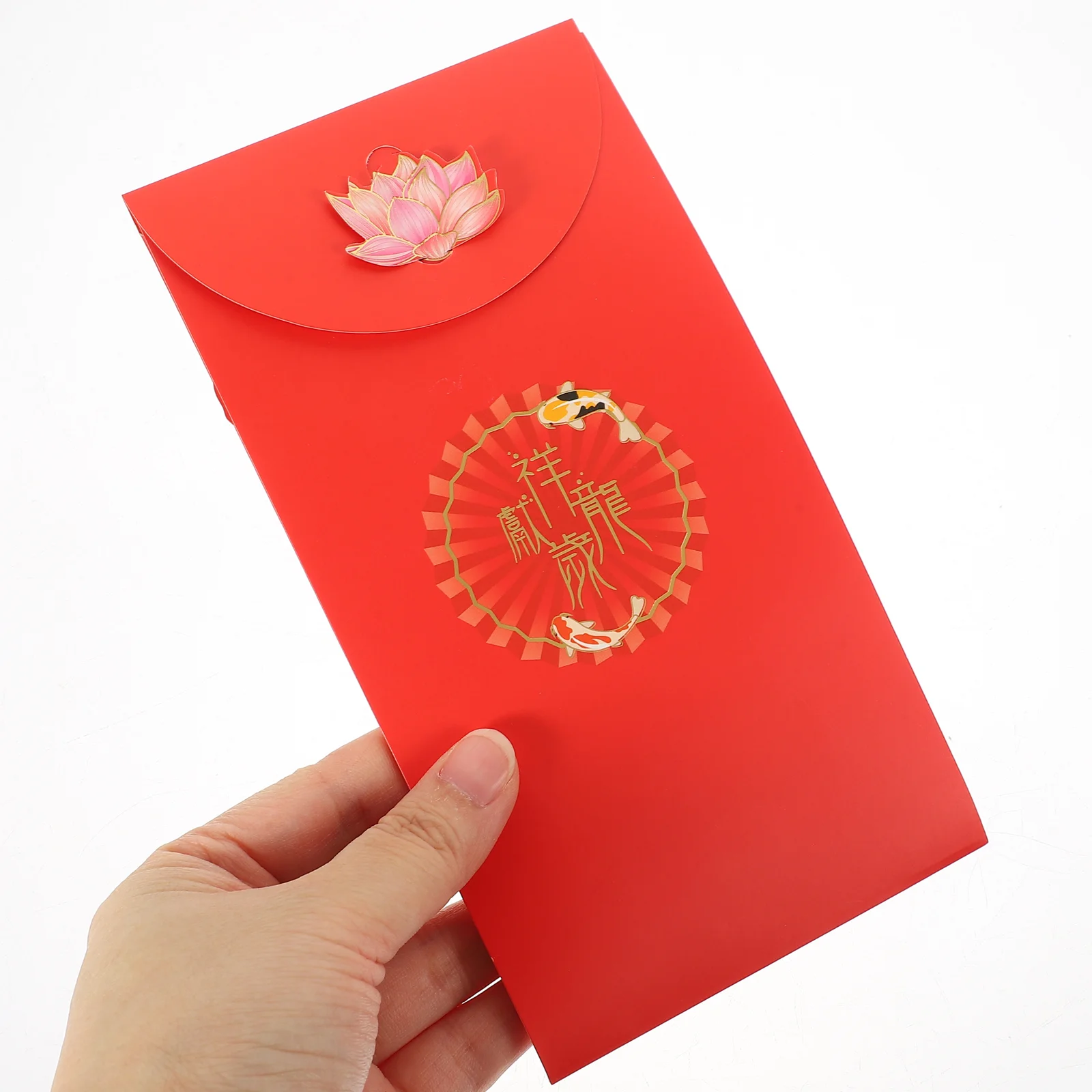 4Pcs Money Red Packets 2024 Year Red Envelopes Spring Festival Envelopes Chinese Style Lucky Money Bags