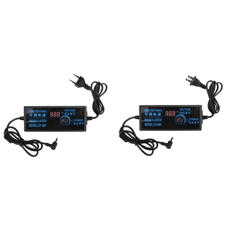 Адаптер источника питания с регулируемым напряжением Φ 5A цифровой дисплей с регулировкой яркости