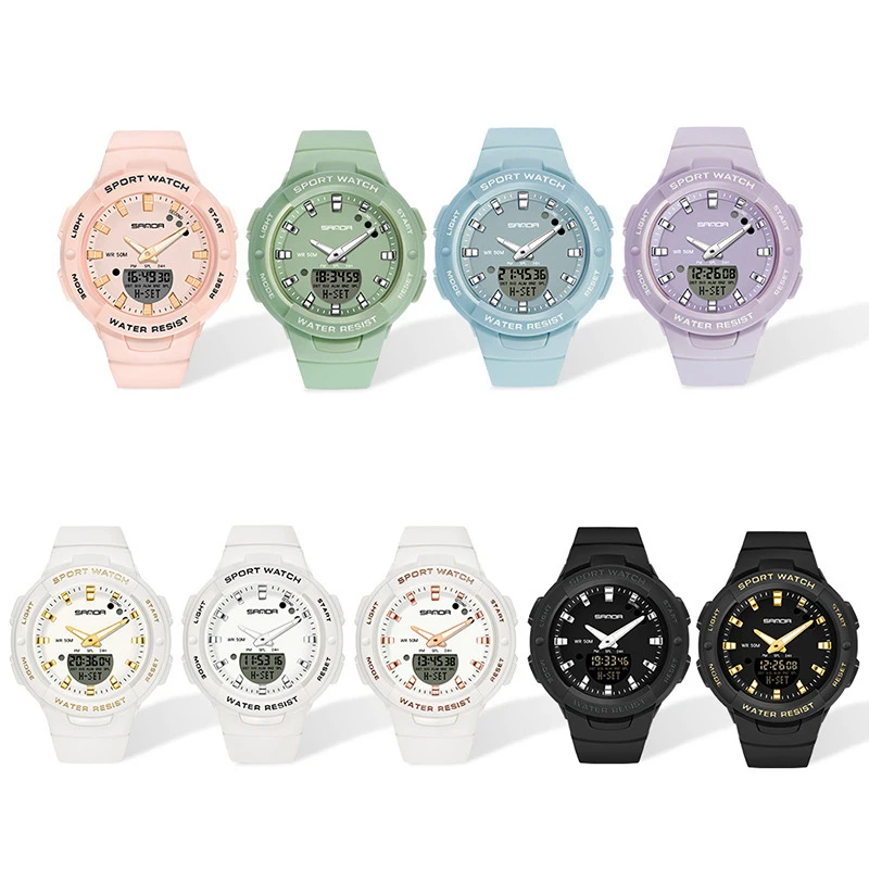 Orologio UTHAI CE64 per donna moda sport all'aria aperta 5Bar orologio da polso elettronico femminile impermeabile orologio da polso per ragazze per bambini