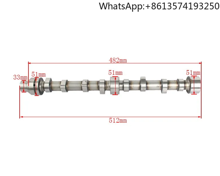 

Forklift Parts 13511-78700-71 Engine Camshaft for 1Z/2Z/3Z (13511-UD010)