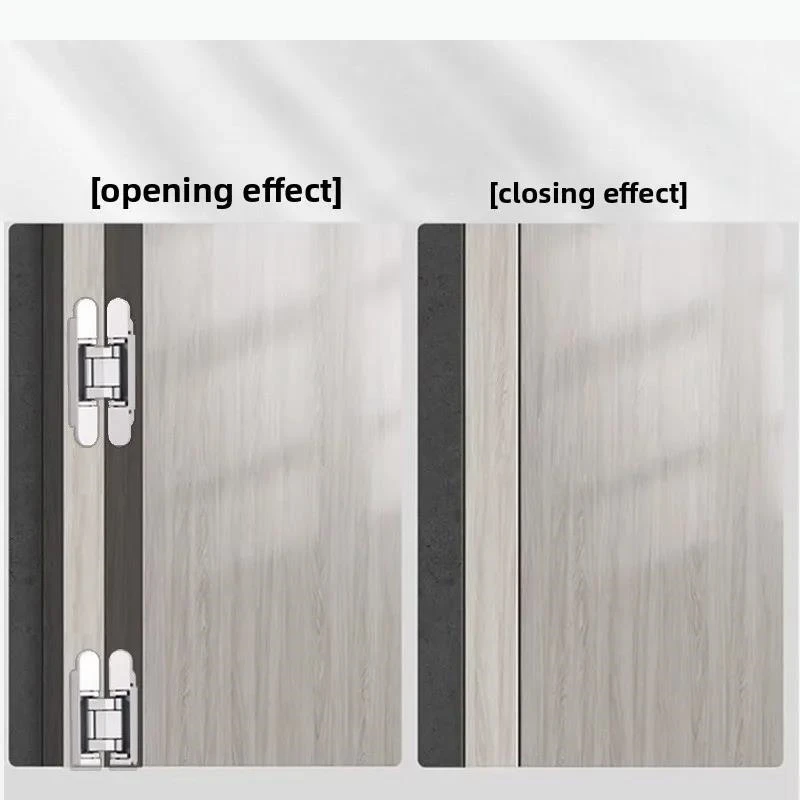 مفصلات أثاث من سبائك الزنك قابلة للتعديل ثلاثية الأبعاد، مفصلات باب مخفية، مفصلات صامتة للباب قابلة للطي