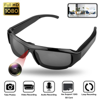 HD 1080P Wearable Mini Glasses Camera Portable Outdoor Security Sports DVR DV Video Recorder Surveillance Camcorder for Driving