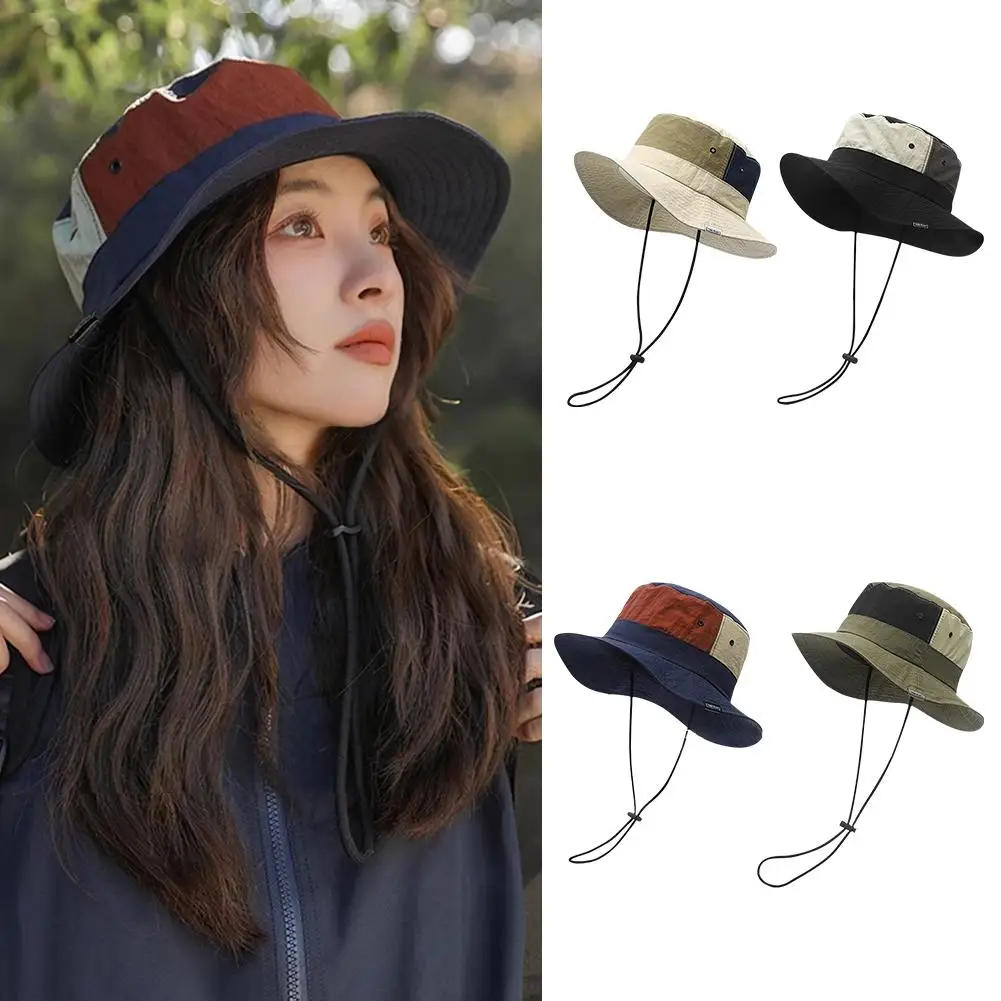 

Japanese Quick-drying Packable Hat Fisherman Hat Women Mountaineering Sun Visor Basin Vacation Bag Summer Hanging Hat Leisu W4M0