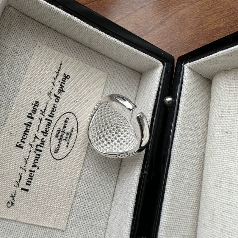 XIYANIKE Women's Hollow Ball Cuff Finger Rings - Trendy Jewelry