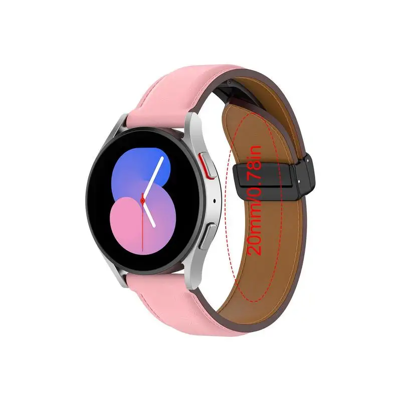 サムスンクラシックな時計ストラップ,サムスンギャラクシーウォッチ用の本革ストラップ,20mm