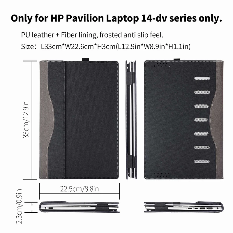 Imagem -04 - Capa Destacável de Couro do Plutônio para o Portátil Estojo Protetor Pele do Caderno Luva Acer Swift Sf31456 Sf31441 Sf314-41g Sf314-54