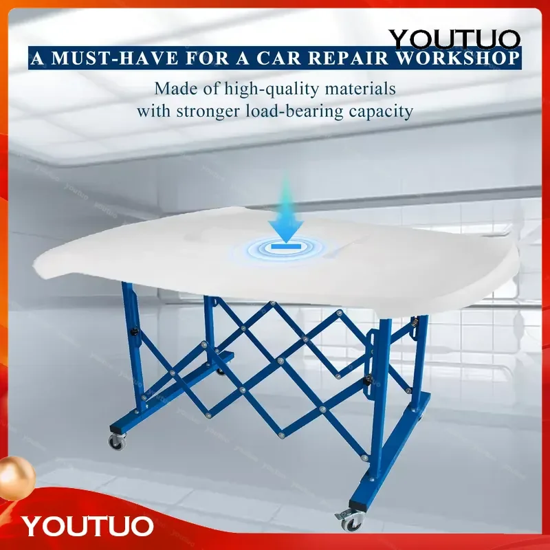 for Automotive Tools Auto Body Repair Stand Multi-functional Adjustment Bumper Paint Rack Engine Sheet Smoothly Mobile Repair
